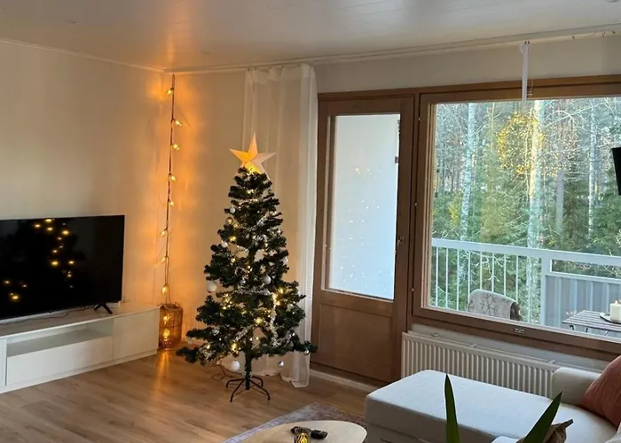 Cozy One-bedroom With Sauna And Forest View Apartment Rovaniemi