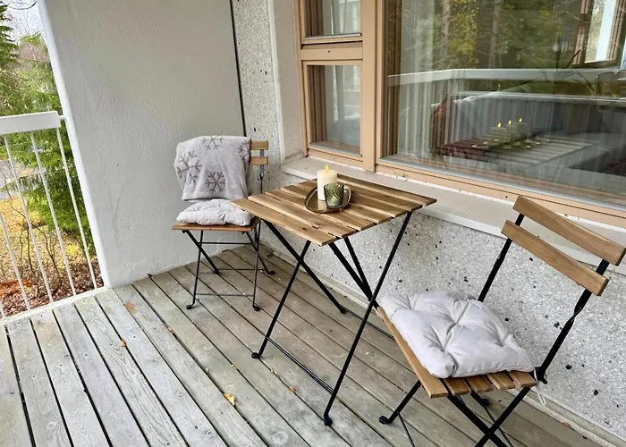 Cozy One-bedroom With Sauna And Forest View Apartment