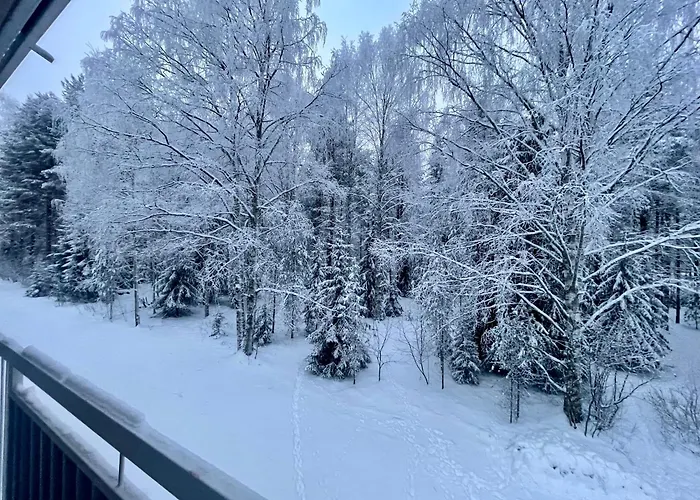 Cozy One-bedroom With Sauna And Forest View